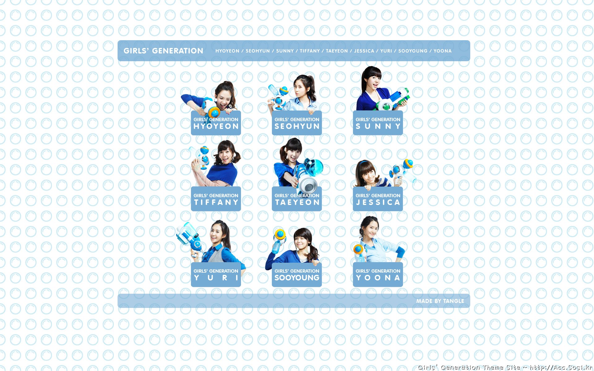 Girls' Generation promotional collage