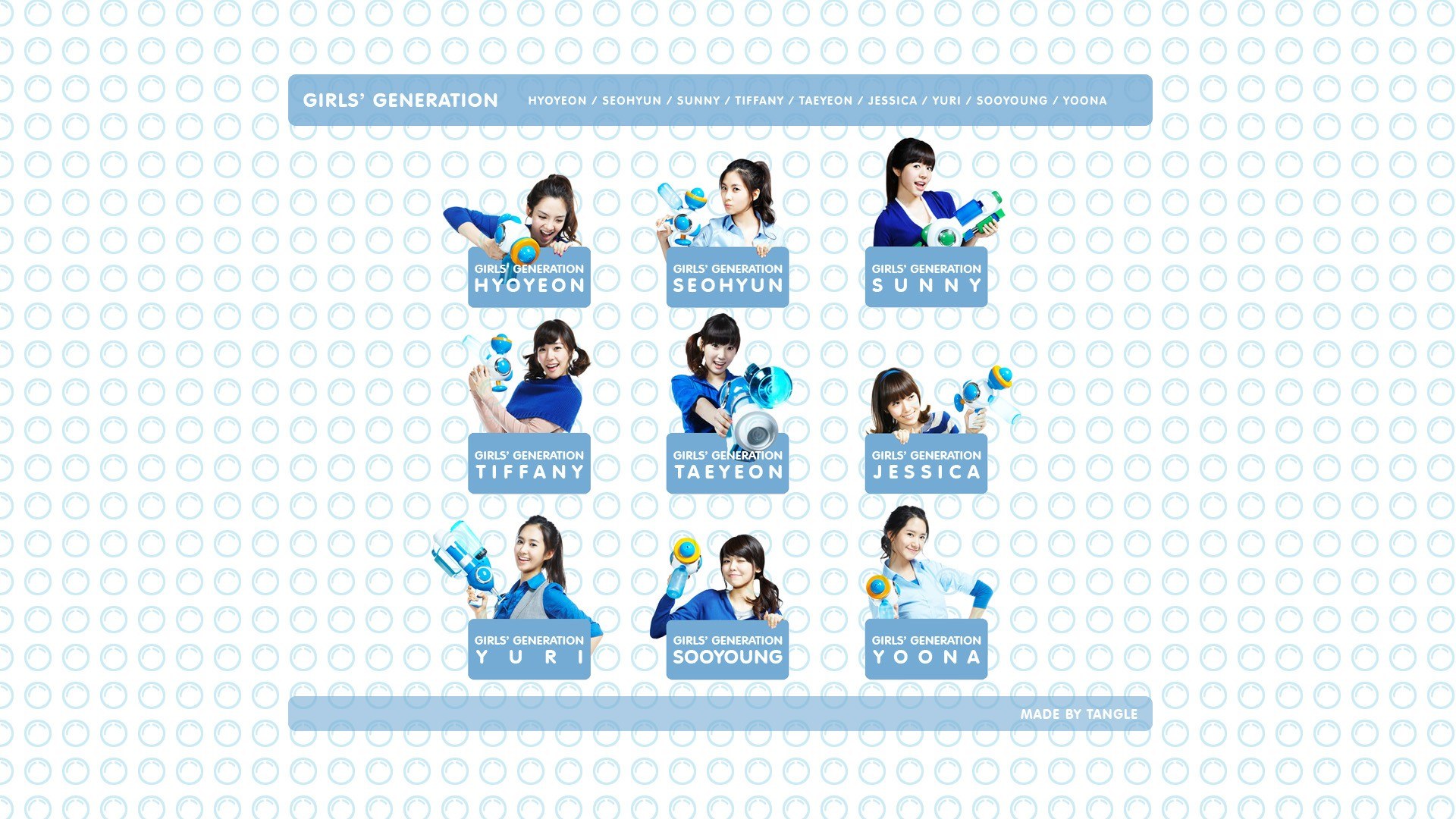 Girls' Generation promotional collage