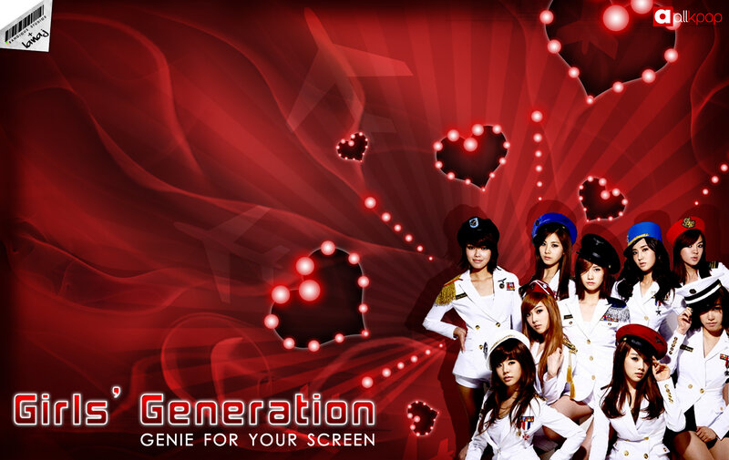 Girls' Generation promotional wallpaper