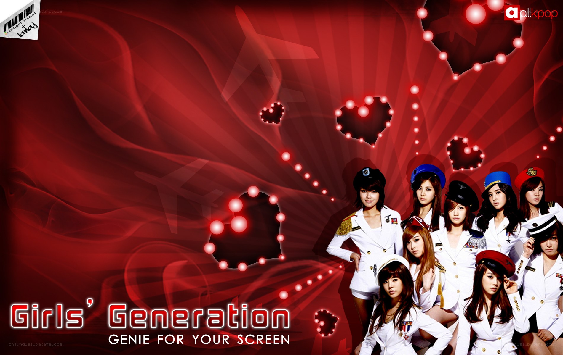 Girls' Generation promotional wallpaper