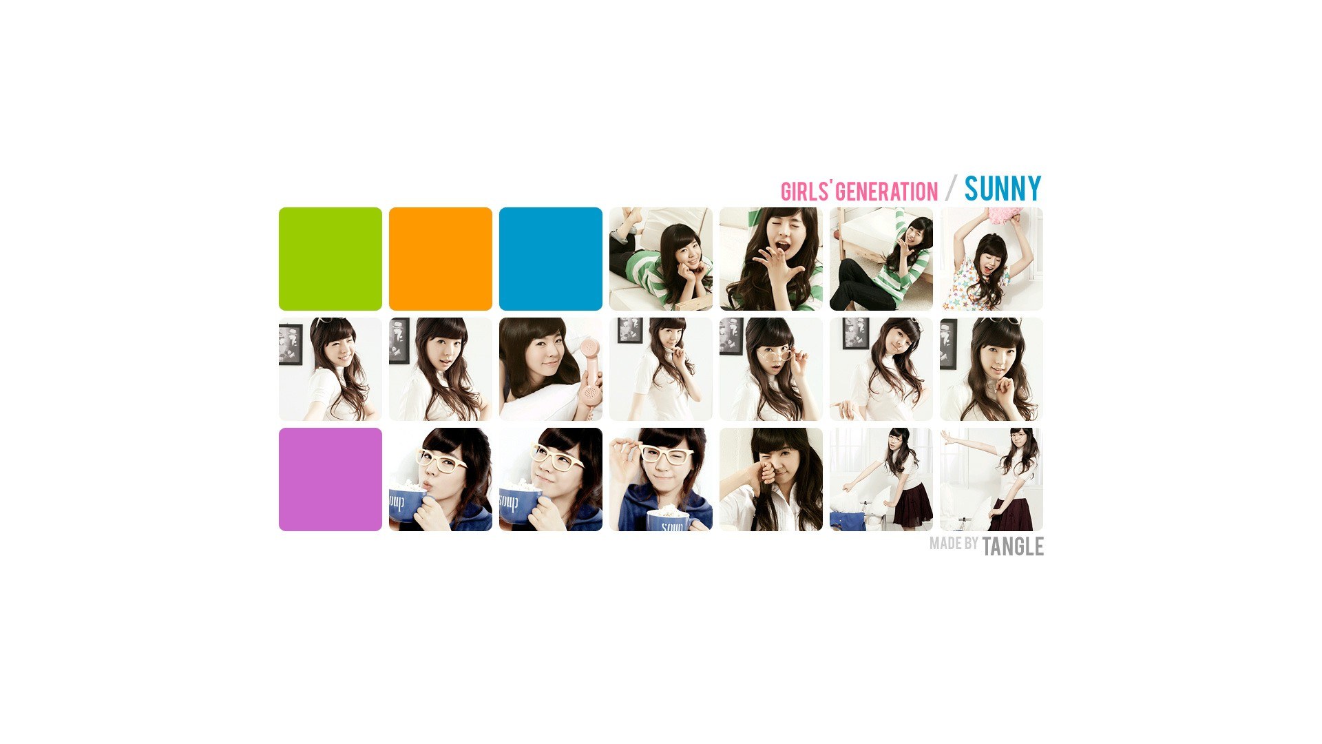 Girls' Generation Sunny collage