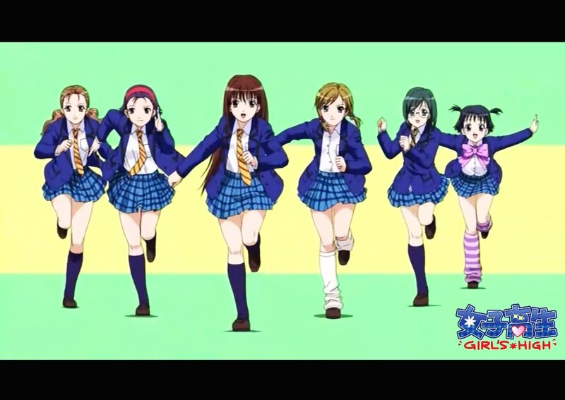 girls high anime characters