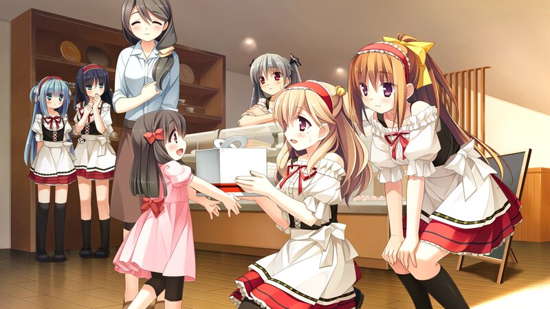 Girls in a Bakery