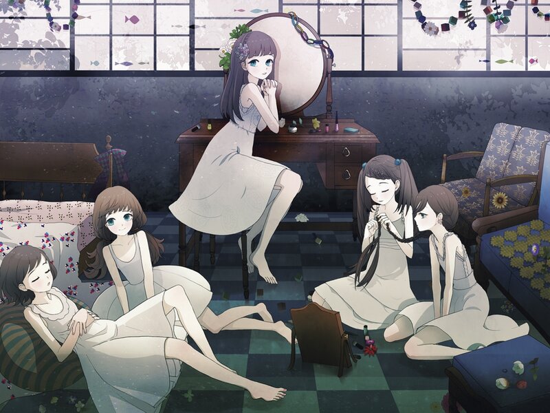 Girls in a Bedroom