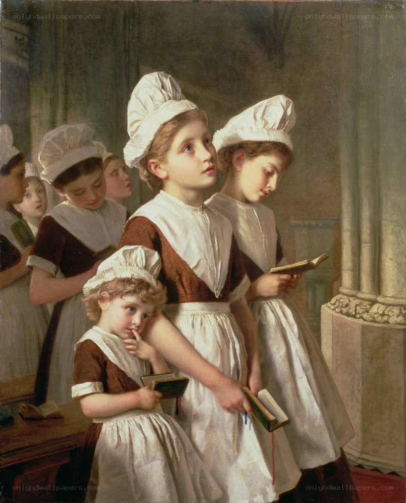 Girls in a classroom