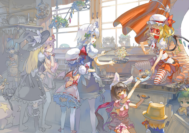 Girls in a Kitchen