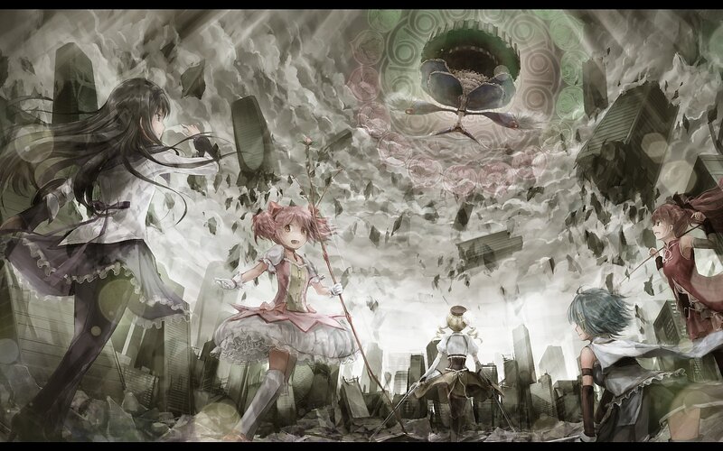 Girls in a Ruined City — Gray