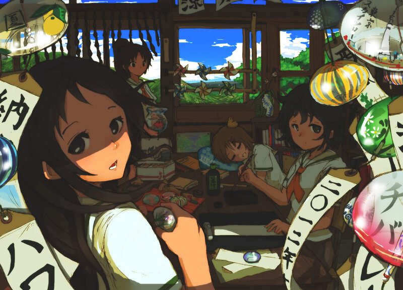 Girls in a Shop
