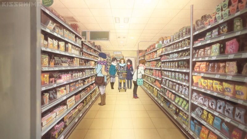 Girls in Grocery Store