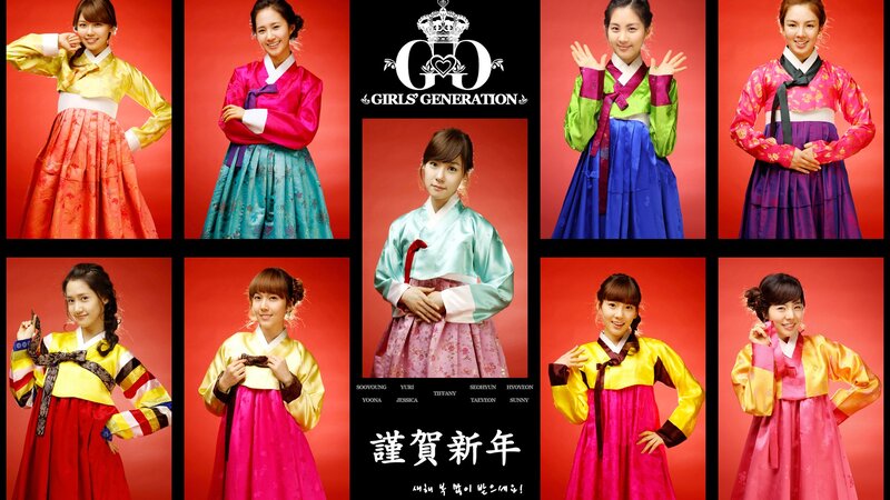 Girls in Hanbok