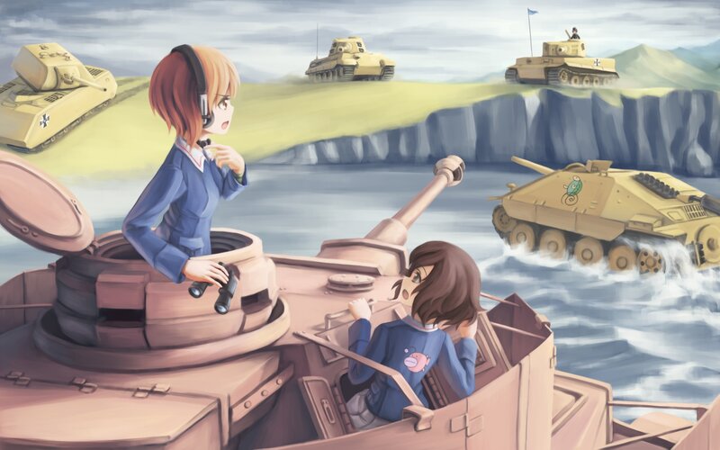 Girls in Tank Battle