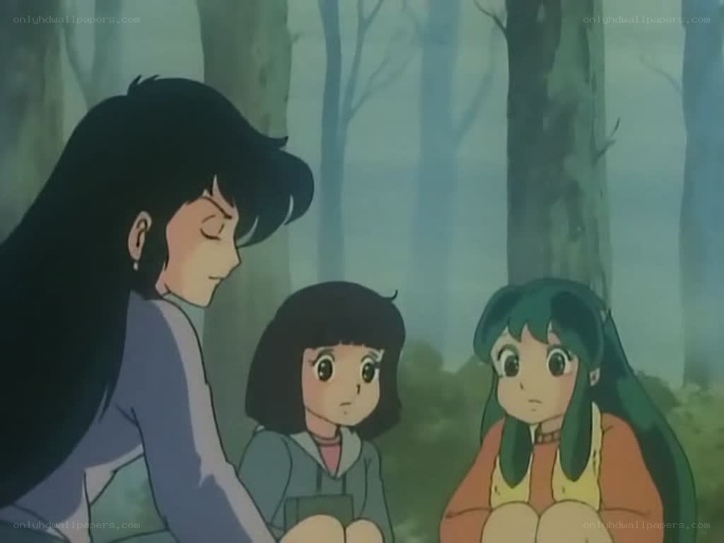 girls in the forest