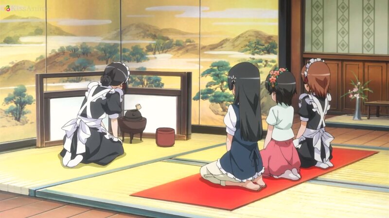 Girls in Traditional Room