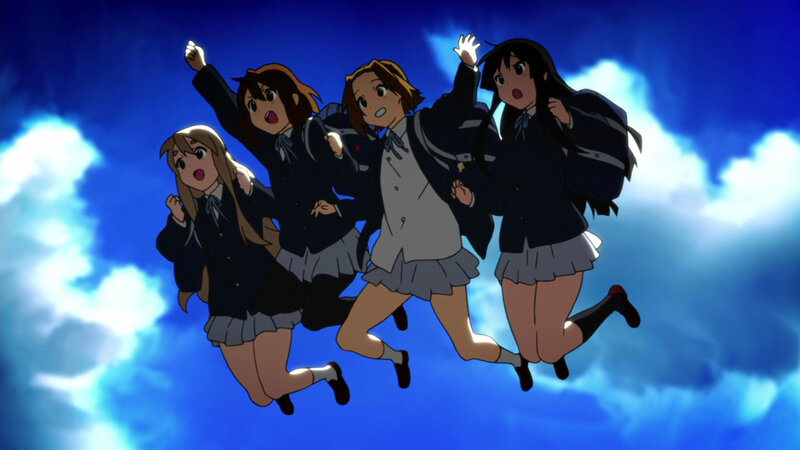 girls jumping in the sky