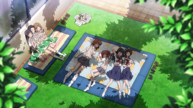 Girls Napping on Mats