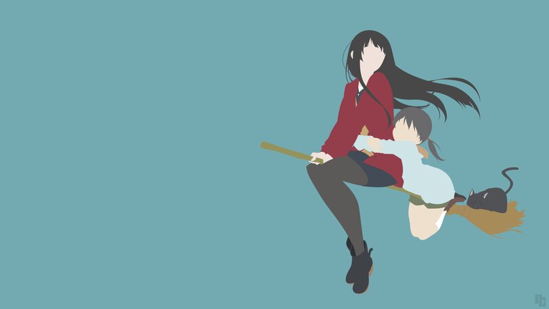 Girls on a Broomstick