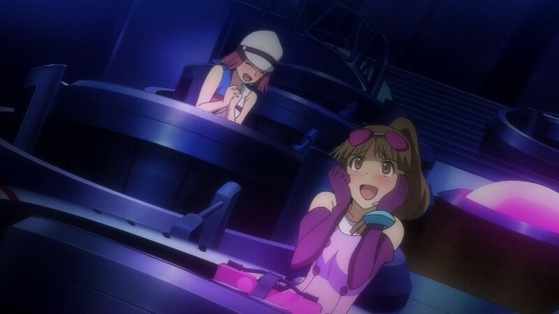 girls on a roller coaster