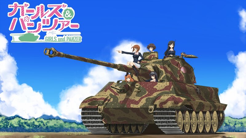 Girls on a Tank — Blue