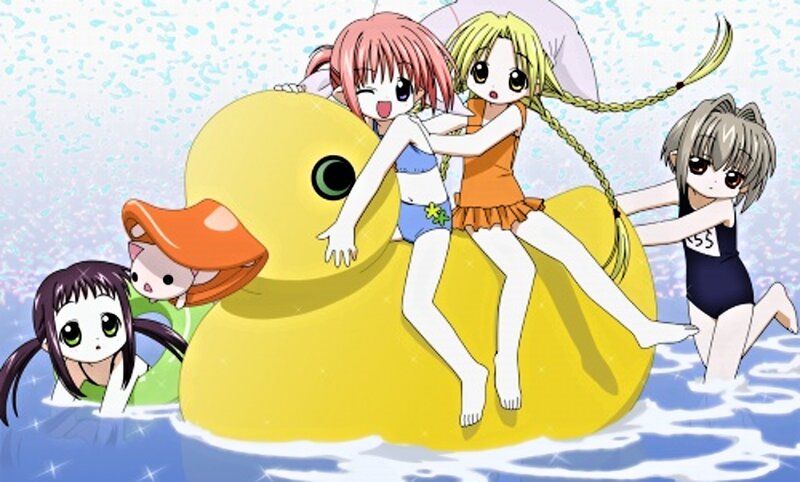 Girls on Duck Float
