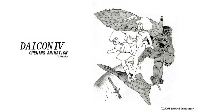 Girls on Mecha Aircraft