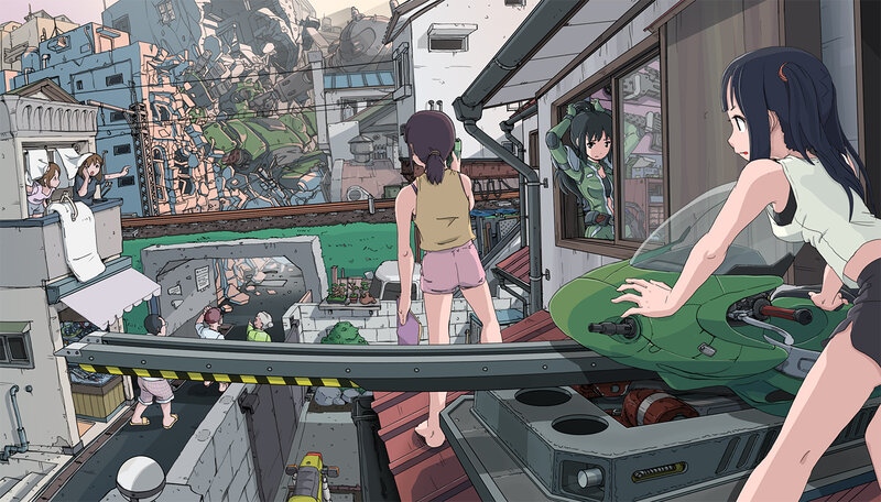 Girls on Rooftop