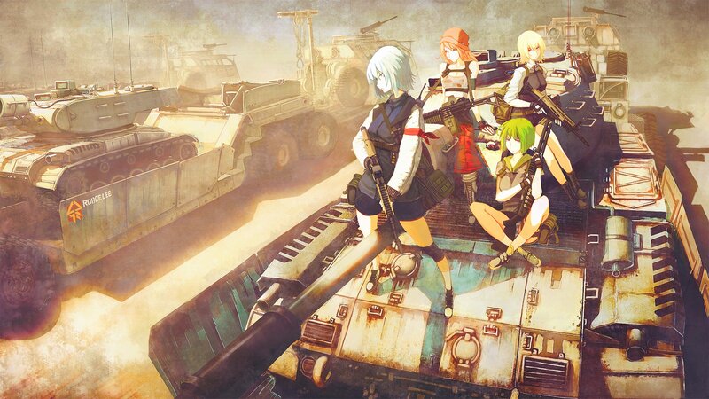 Girls on Tank — Brown