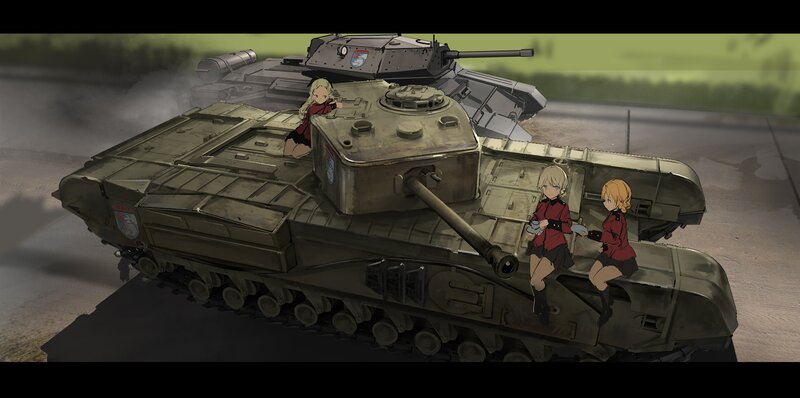 Girls on Tanks