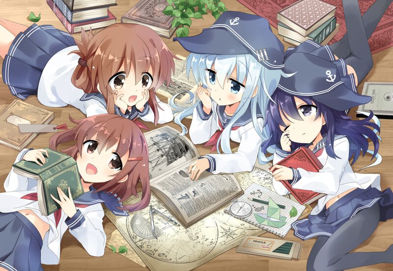 Girls Reading Books