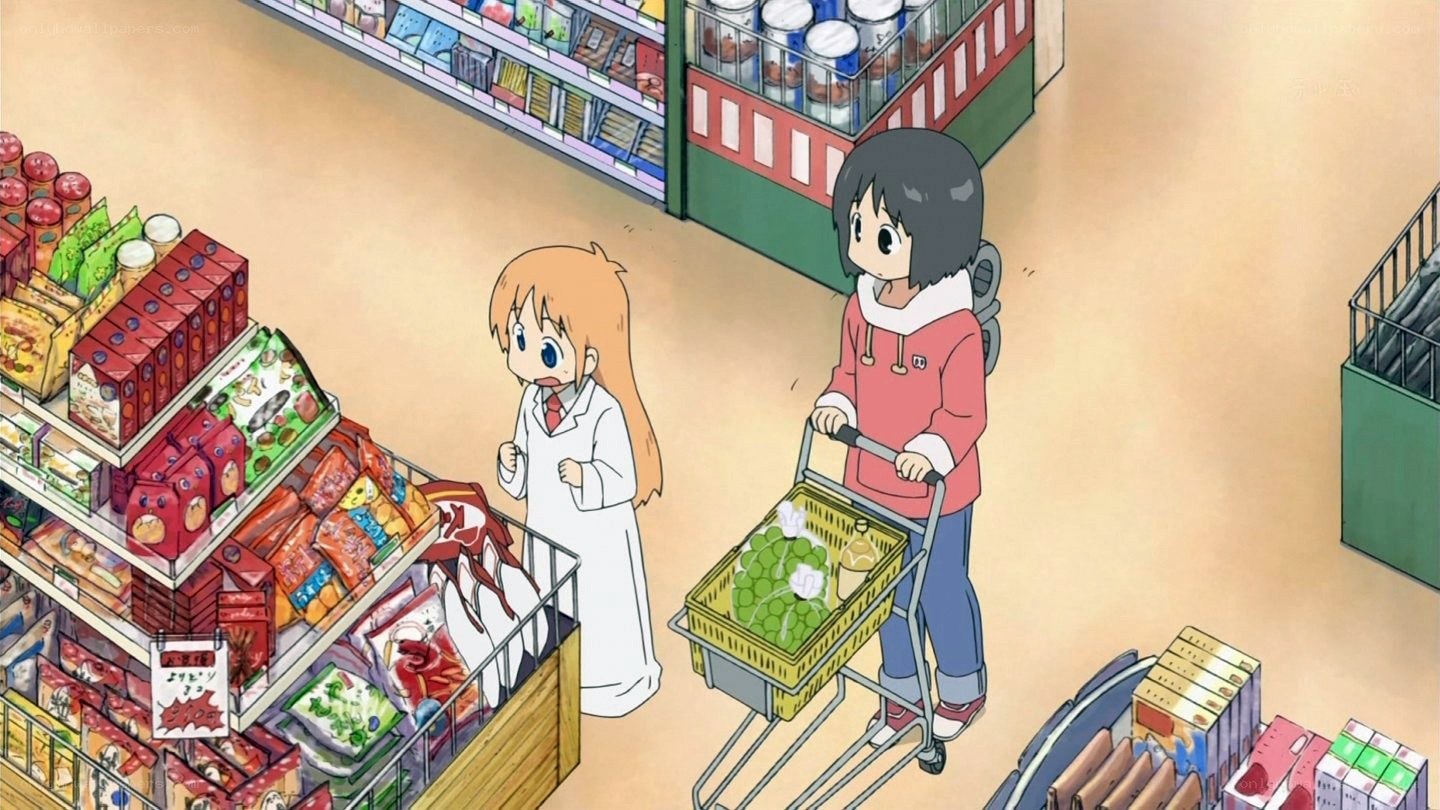 Girls shopping in a store