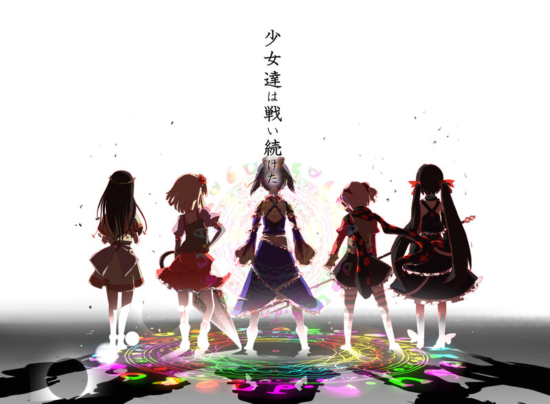 girls standing in a circle
