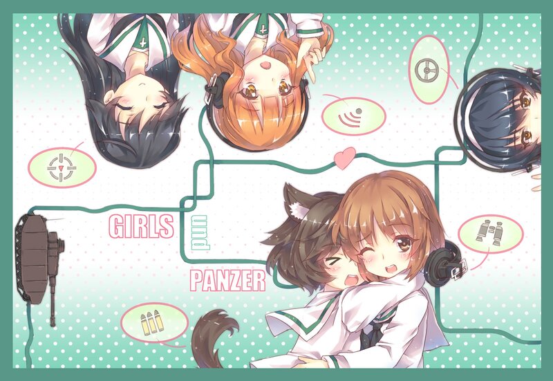 Girls und Panzer characters