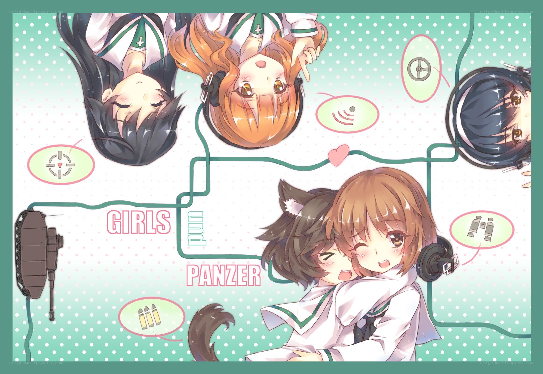 Girls und Panzer characters