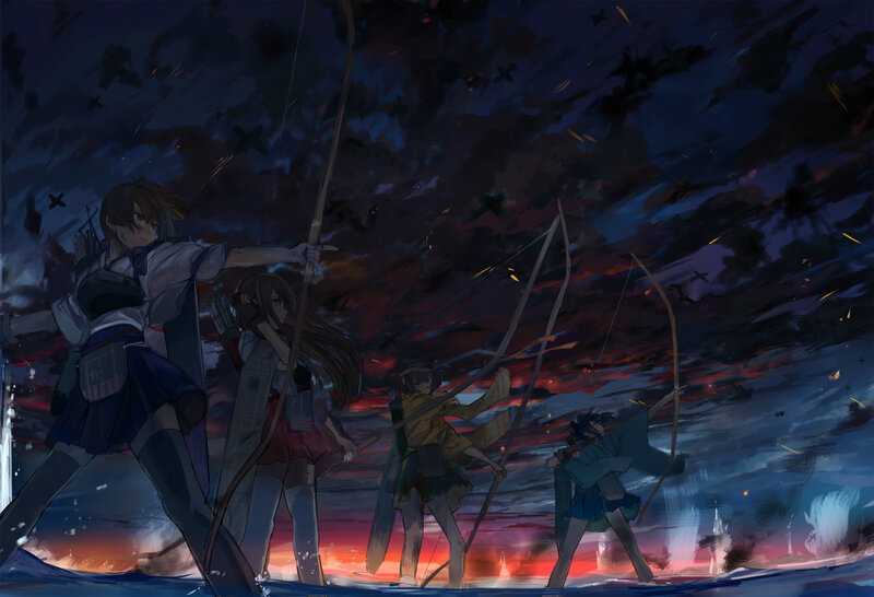 Girls with Bows and Arrows — Blue