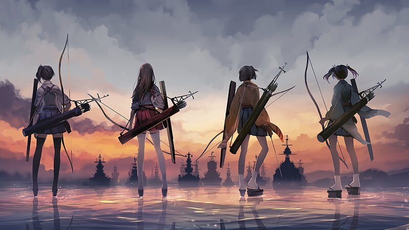 Girls with Bows and Arrows — Orange