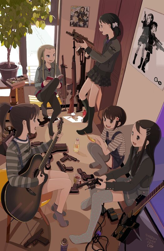 Girls with guns and guitars