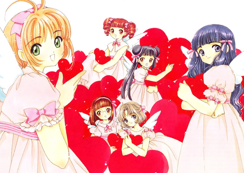 Girls with Heart Shapes