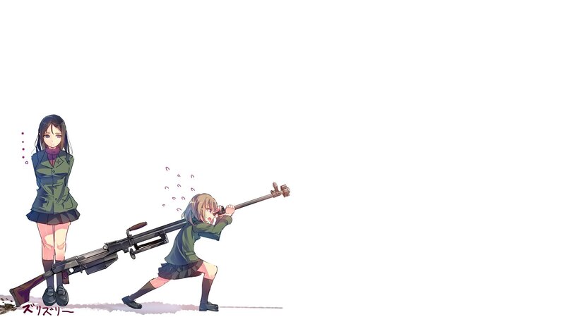 Girls with Machine Gun