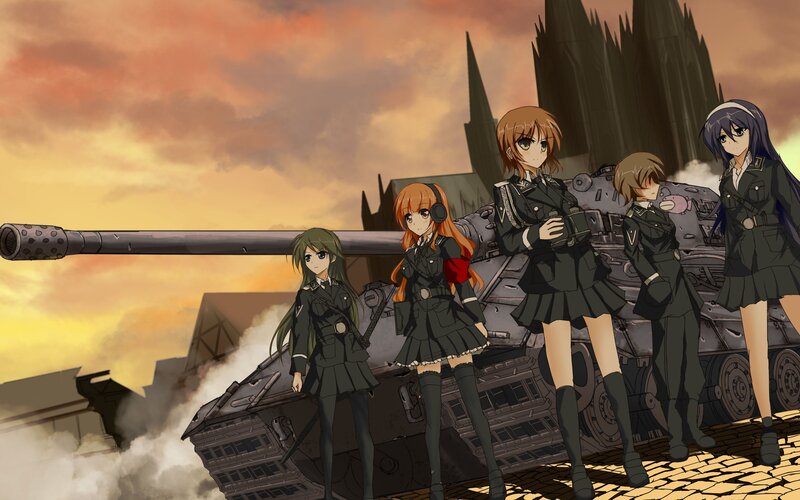 Girls with Tank — Orange