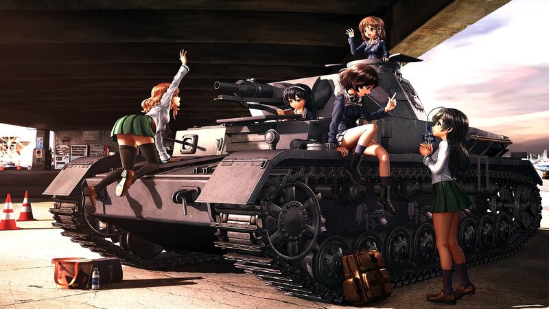 Girls with Tank