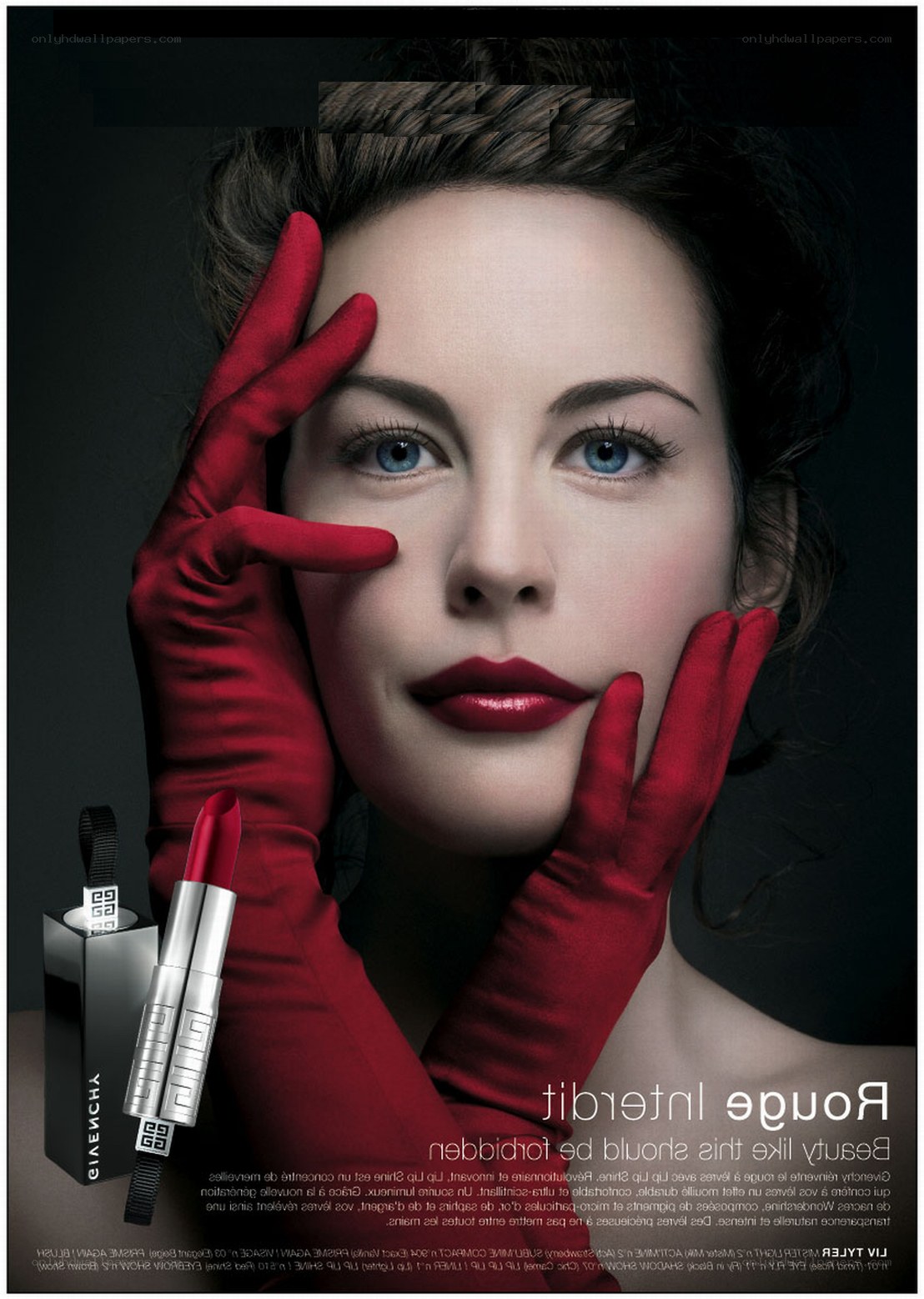 Givenchy lipstick advertisement