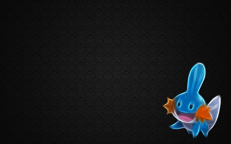 Glaceon glowing on dark background