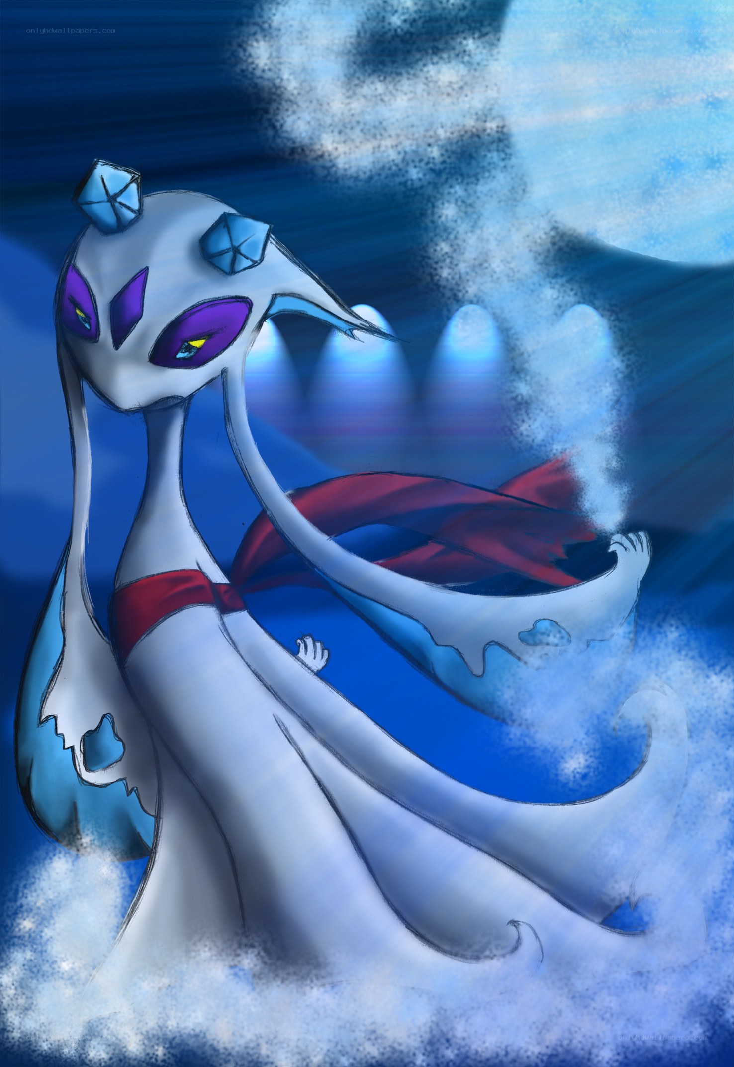 Glaceon in the storm