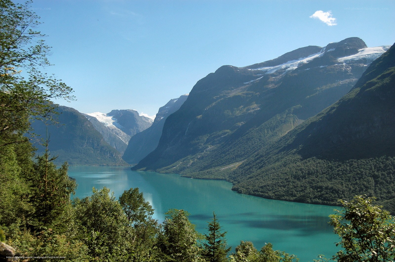 glacial fjord landscape