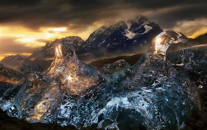 Glacial Ice Formations