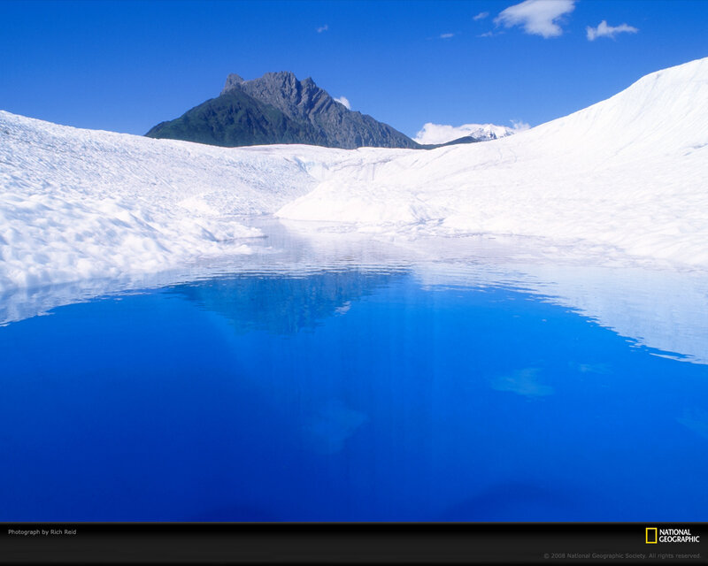 Glacial Lake and Mountain