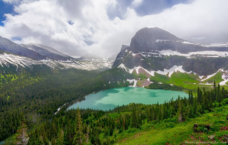 Glacial Lake in Mountains — Green, Serene, Summer