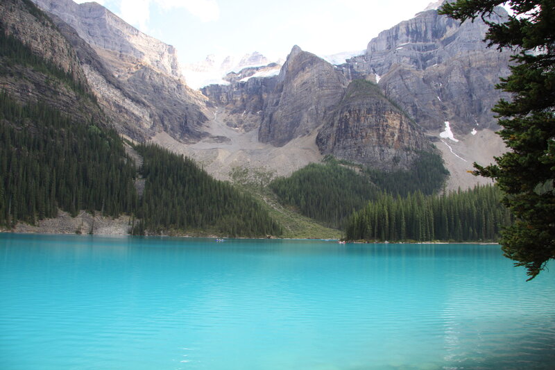 Glacial Lake in Mountains
