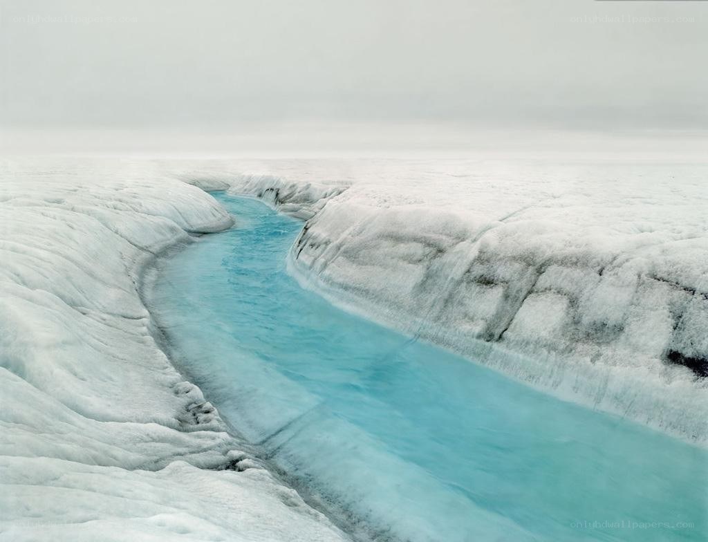 Glacial meltwater stream