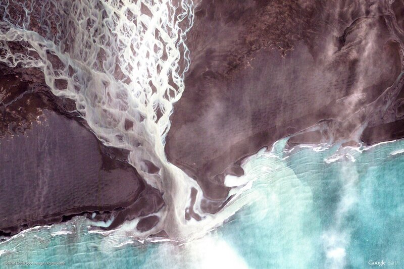 Glacial River Delta