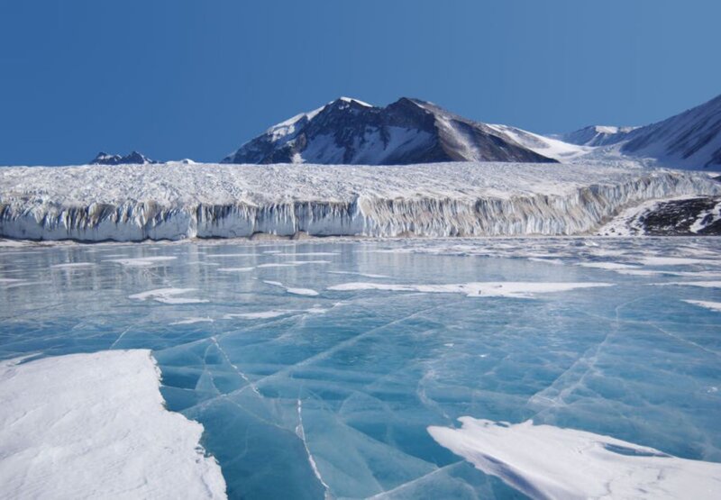 Glacier and Ice Field — Blue